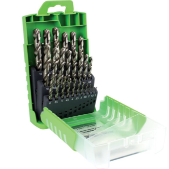 BRISTOL TOOL WORKS 25 PIECE METRIC DRILL SET